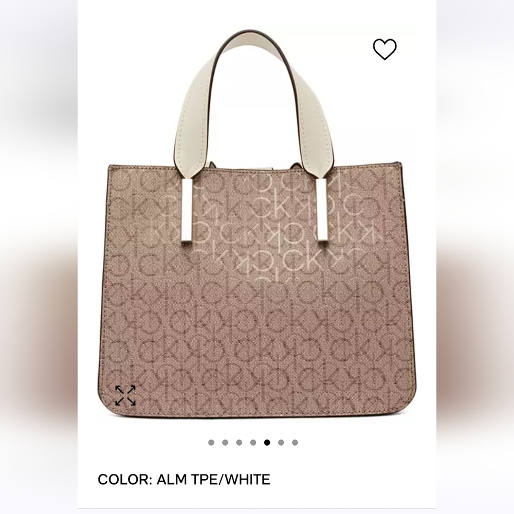 Calvin Klein Audrey Signature Convertiable Crossbody/Clutch - Picture 4 of 8